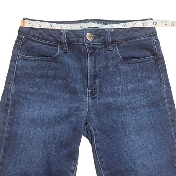 American Eagle Outfitters Dark Wash Skinny Jeans Size 2 Long - Picture 8 of 16